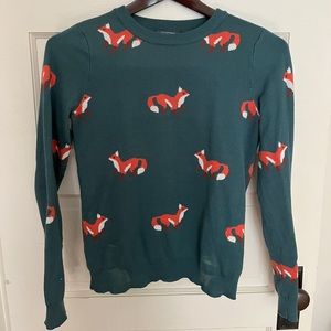Modcloth Fox Sweater